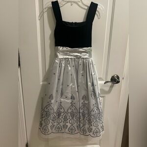 Girls size 14, velvet and shimmer dress